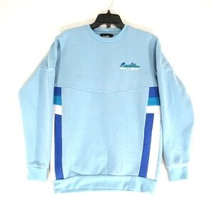 Cookies Sweater‎ Mens Small Offshore Fleece Crewneck Blue Pullover Embroidered